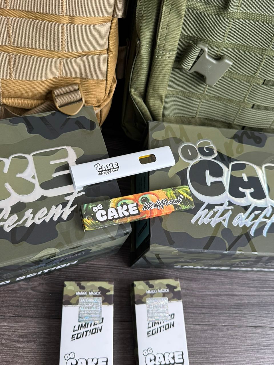 og cake 2g disposable army edition og cake 2g disposable army edition