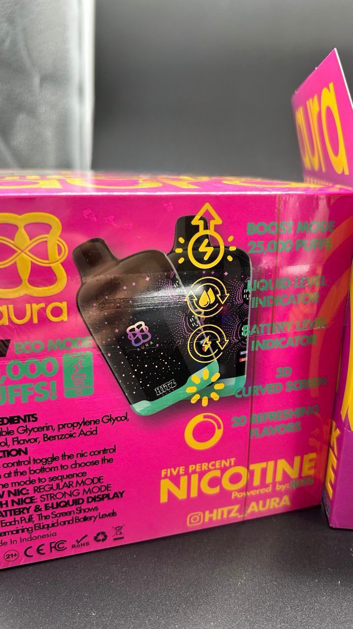 hitz aura nicotine disposable 50k puffs hitz aura nicotine disposable 50k puffs