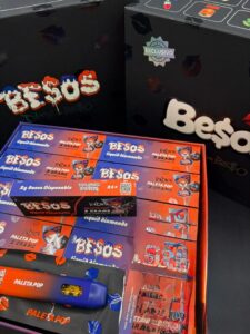 besos paleta pop 2g disposable