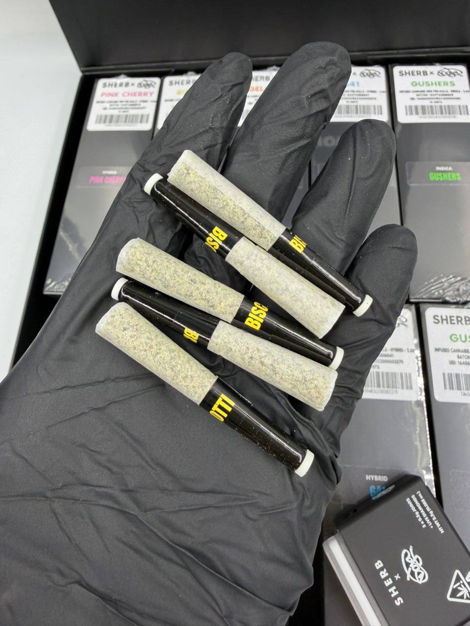 auto draft sherb x doja pre rolls