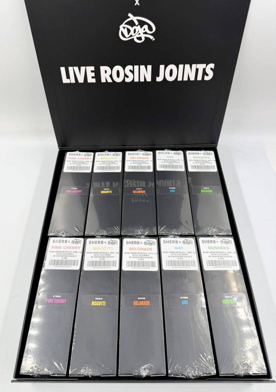 auto draft sherb x doja pre rolls