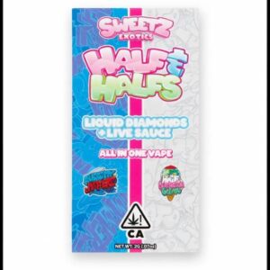 sweetz exotic blueberry jammerz x white bubblegum gelato 2g disposable