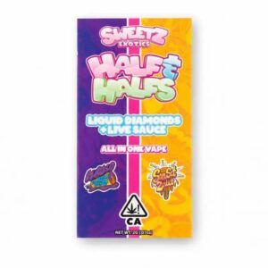 sweetz exotics purple push pop x sunset zerbet 2g disposable