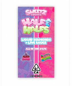 sweetz exotics black sherb x rainbow belts 2g disposable