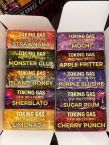 toking gas donuts hash hole pre rolls