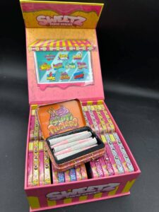 sweetz exotics pixie sticks gelato pushers pre rolls
