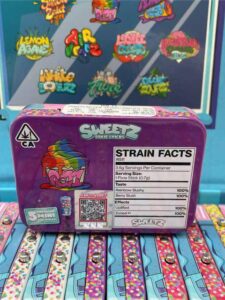 sweetz exotics pixie sticks blueberry jammerz mini pre rolls