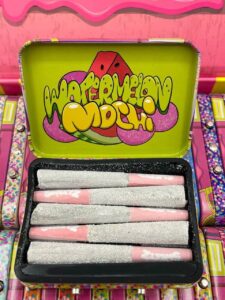 sweetz exotics pixie sticks watermelon mochi pre rolls