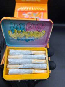 sweetz exotics pixie sticks blue candy lemonz pre rolls